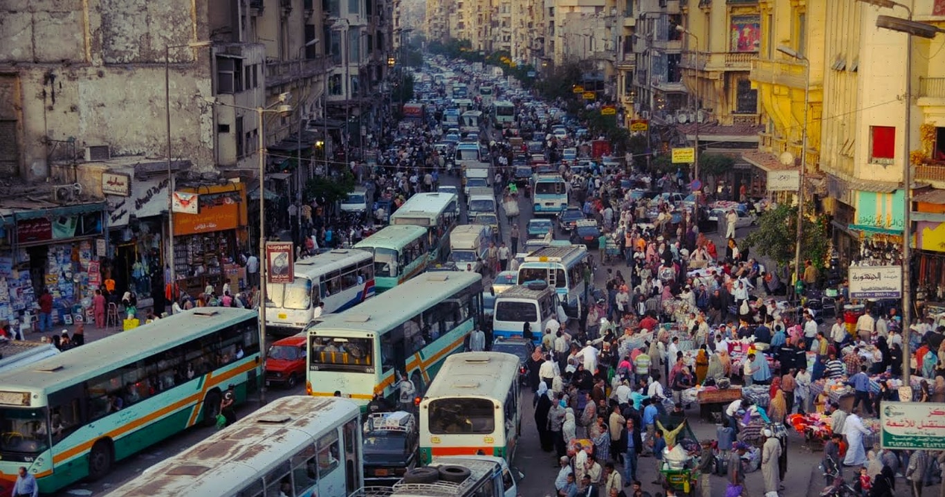 التوزع السكاني في مصر
