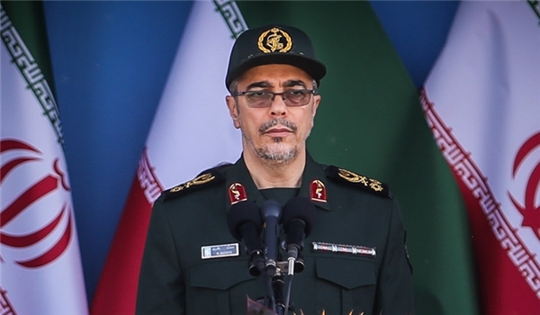 اللواء باقري : قواتنا المسلحة جاهزة للرد على اي تهديد وعدوان