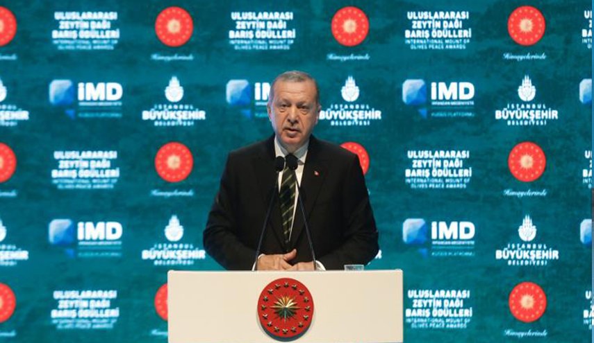  أردوغان: مستقبل البشرية ستحدده القضية الفلسطينية 