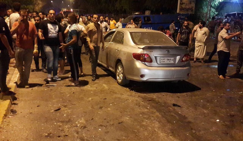 الحصيلة النهائية لتفجير الشعلة ببغداد وصور من مكان الحادث