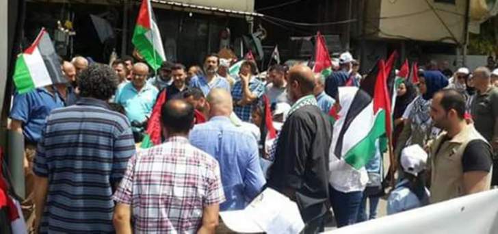 أهالي مخيم البداوي أحيوا يوم القدس العالمي بمسيرة رمزية