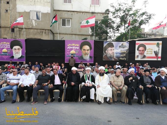 بالصور: مسيرة يوم القدس العالمي في حارة صيدا بلبنان