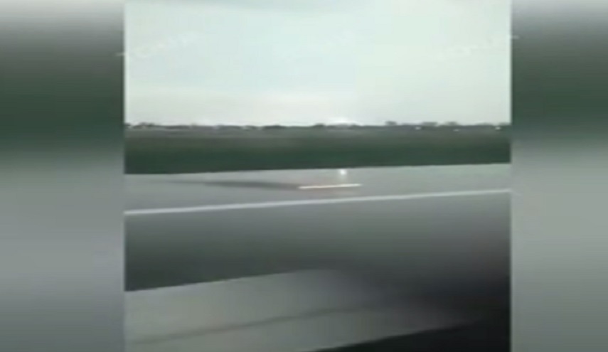 شاهد بالفيديو.. هبوط مرعب لطائرة ركاب في مطار كييف