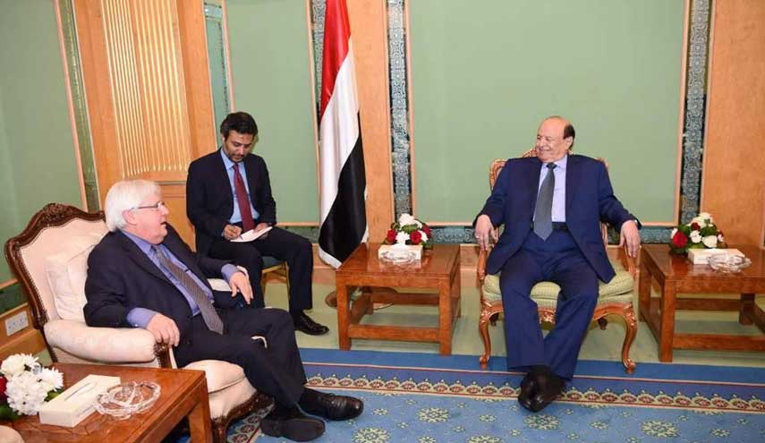 غريفيث غاضباً: هادي يرفض السلام ويصّر على التصعيد