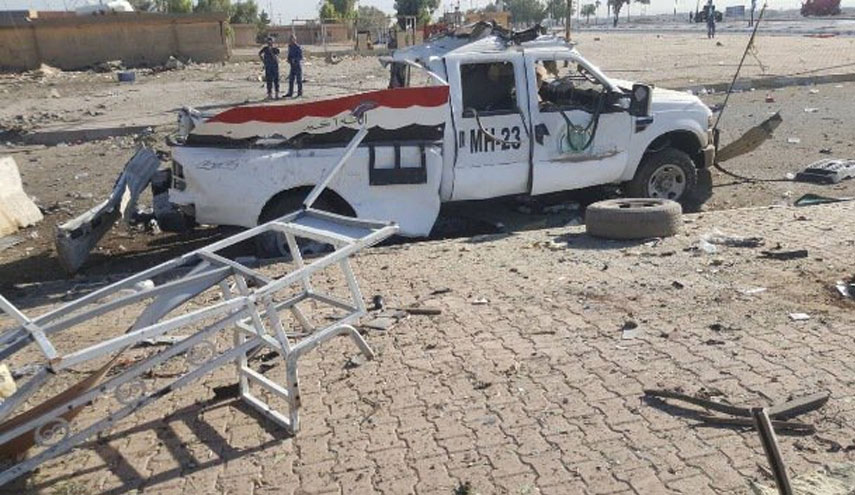 بالصور.. ما خلفه هجوم انتحاري مزدوج استهدف مخازن صناديق الاقتراع في كركوك