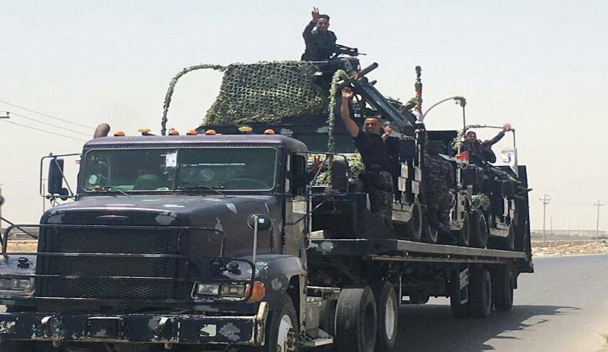 بالصور.. ارتال من الشرطة الاتحادية تتوجه الى كركوك.. ماذا يحدث؟!