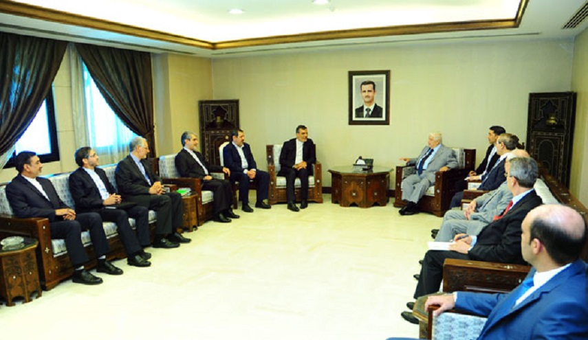 المعلم وانصاري يؤكدان على أهمية التنسيق بين طهران ودمشق