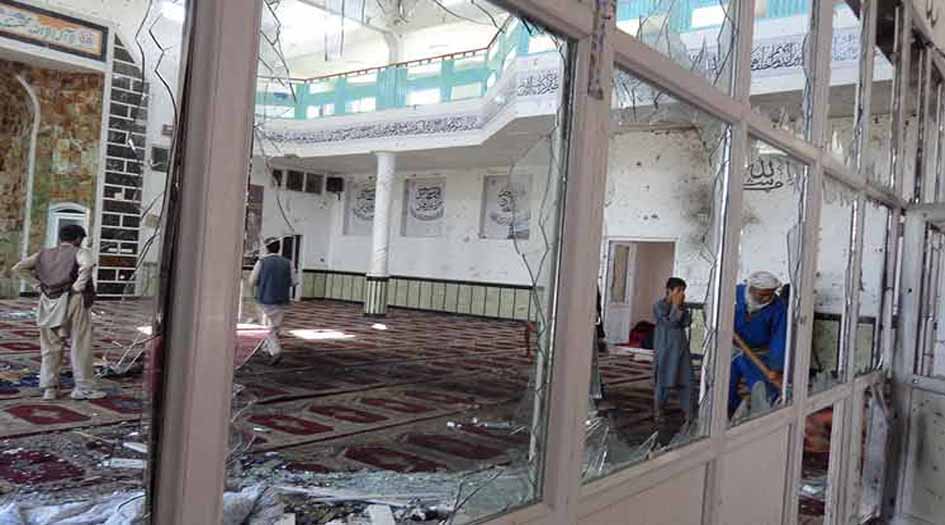 ارتفاع حصيلة الاعتداء على المسجد في افغانستان الى 35 قتيلا