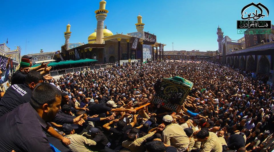 بالصور المسلمون في الكاظمية يقيمون ذكرى استشهاد الإمام محمد بن علي الجواد "عليه السلام"