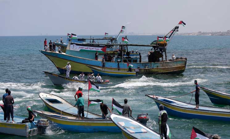 انطلاق خامس رحلة بحرية من غزة لكسر الحصار