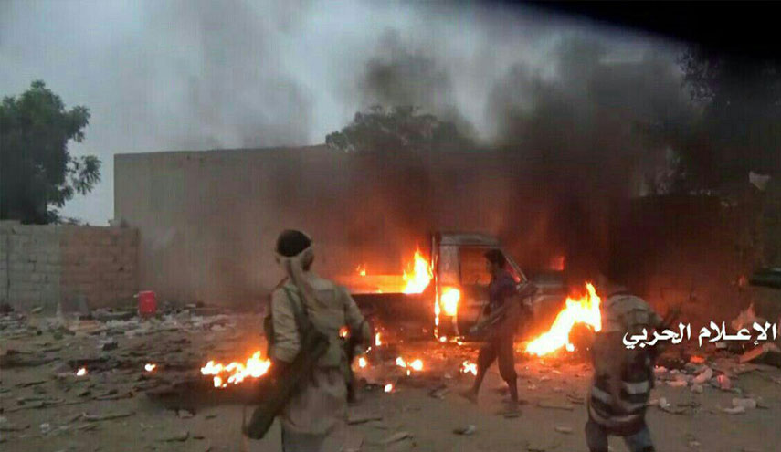 عمليتان نوعيتان على مواقع مرتزقة العدوان السعودي في نهم