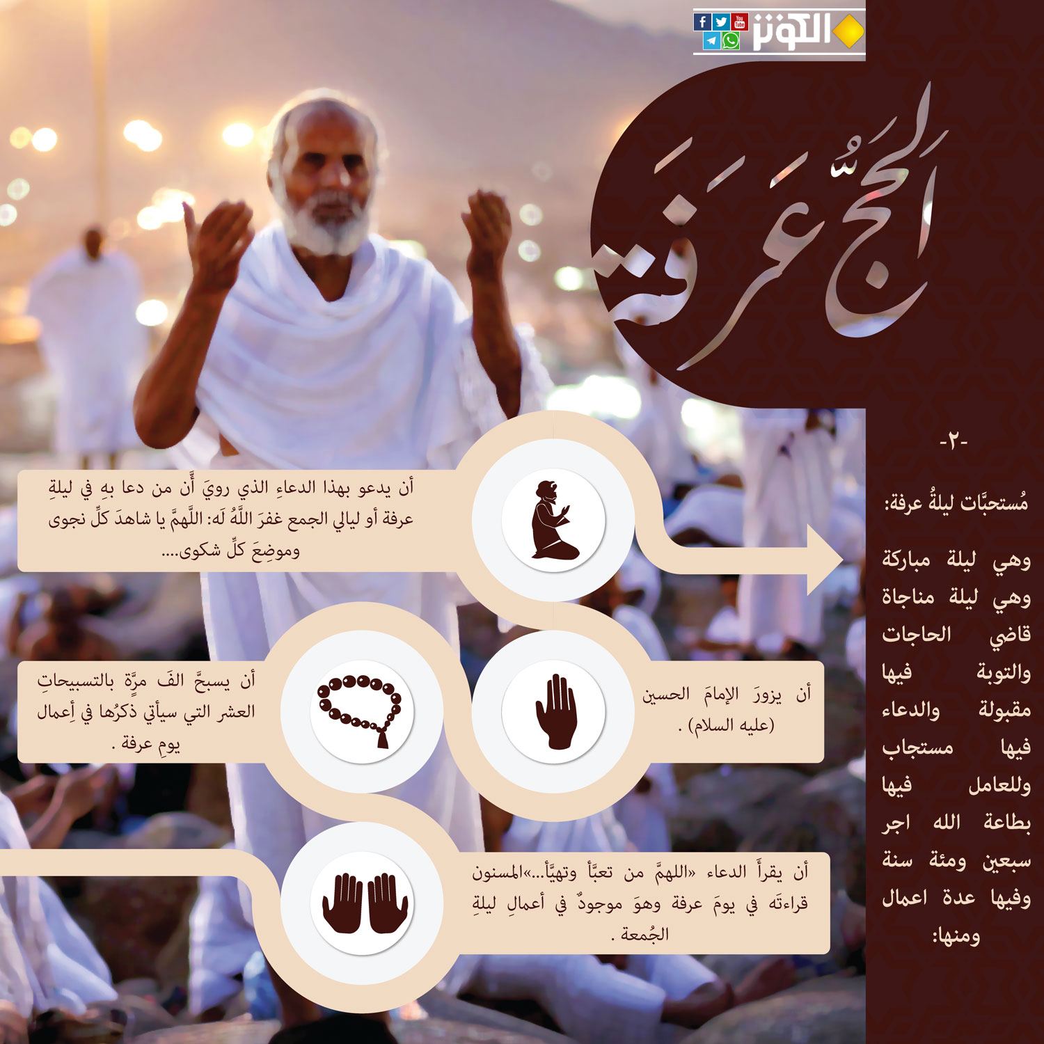 مستحبات ليلة عرفة