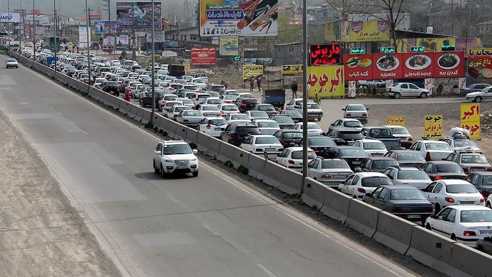 تردد از تهران به آمل از محور هراز ممنوع شد
