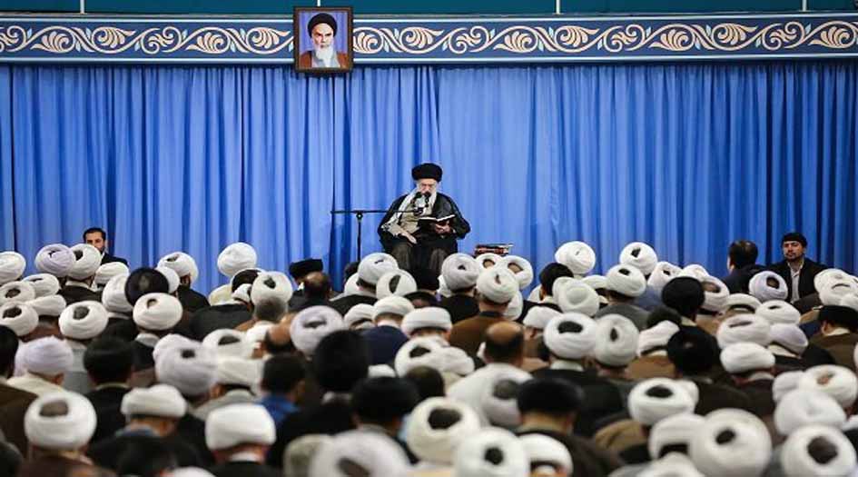 أول جلسة في درس الخارج في الفقه للإمام الخامنئي في العام الدراسي الجديد