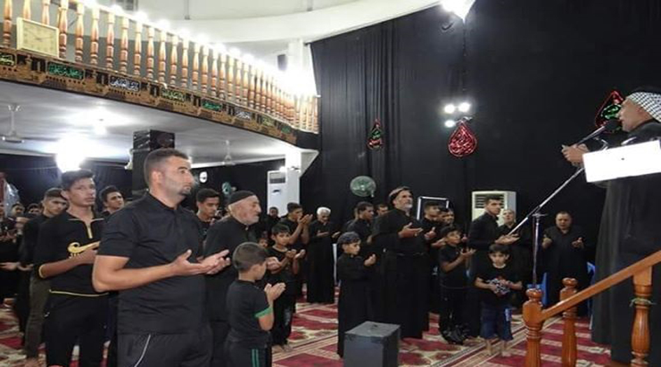 موكب أهالي ناحية شيخ سعد