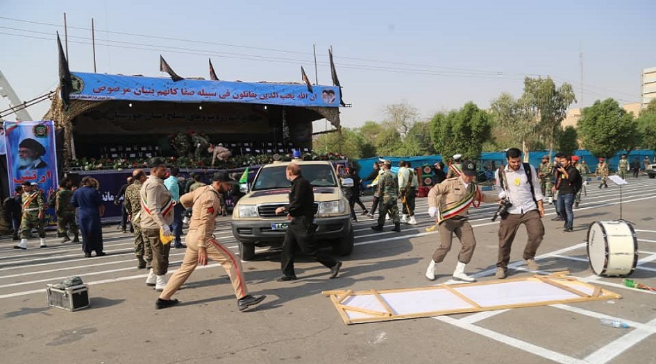  25 شهيدا و60 جريحا بهجوم أهواز الارهابي وإدانات واسعة 