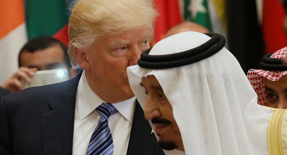 هكذا ردت السعودية اهانة ترامب لملكها؟!!