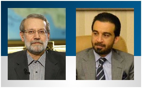 لاريجاني يؤكد للحلبوسي ان اميركا تريد تسليط الصهاينة على المنطقة