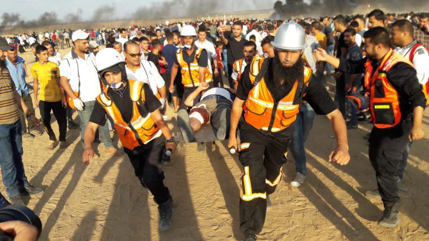 7 شهداء وإصابات في مسيرات جمعة "انتفاضة القدس"