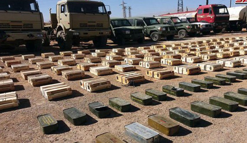 صور لأسلحة إسرائيلية وأمريكية تؤكد حجم الدعم المقدم للمسلحين في سوريا