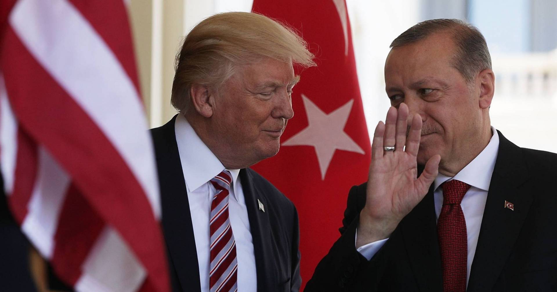 بالصور .. أردوغان وترامب على مائدة عشاء برعاية فرنسية