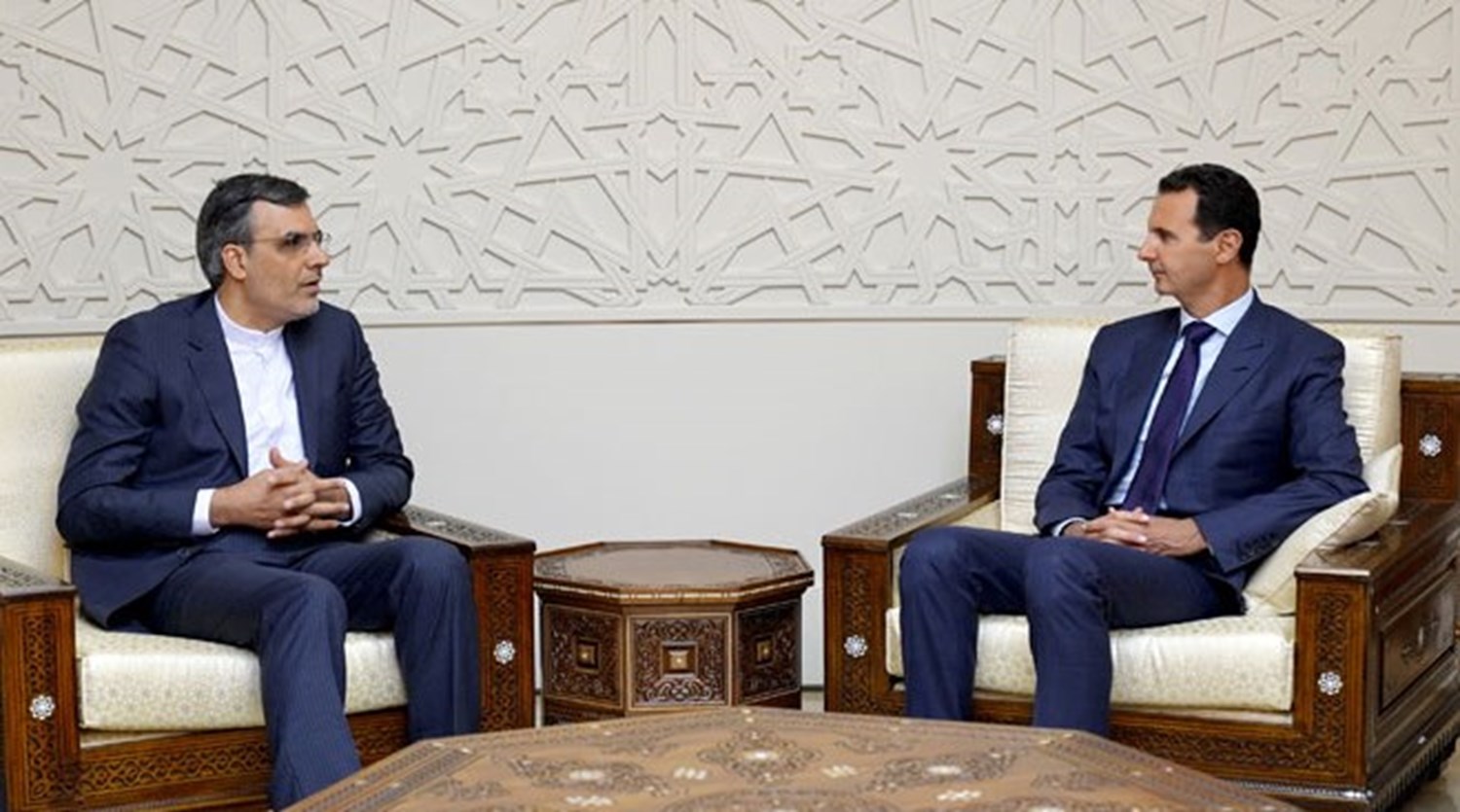 هذا ما دار بين بشار الأسد وجابري أنصاري في لقائهما بدمشق..