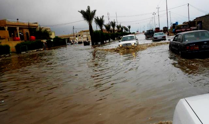 سحب رعدية وممطرة تشهدها مناطق جنوب العراق 