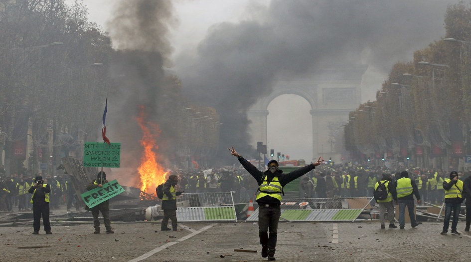 حراك "السترات الصفراء" يمتد إلى دولة اوروبية ثالثة!