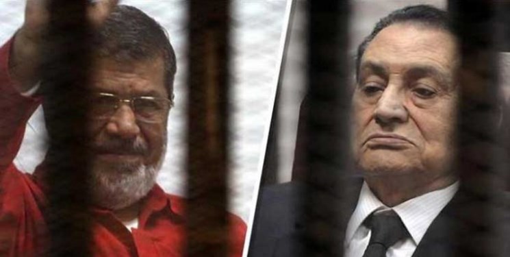 «حسني مبارك» در دادگاه «محمد مرسي» حاضر نشد