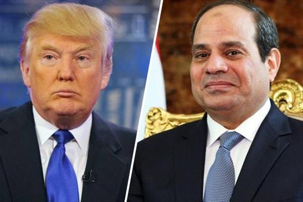 تماس تلفني ترامپ و سيسي با محوريت سوريه و تروريسم