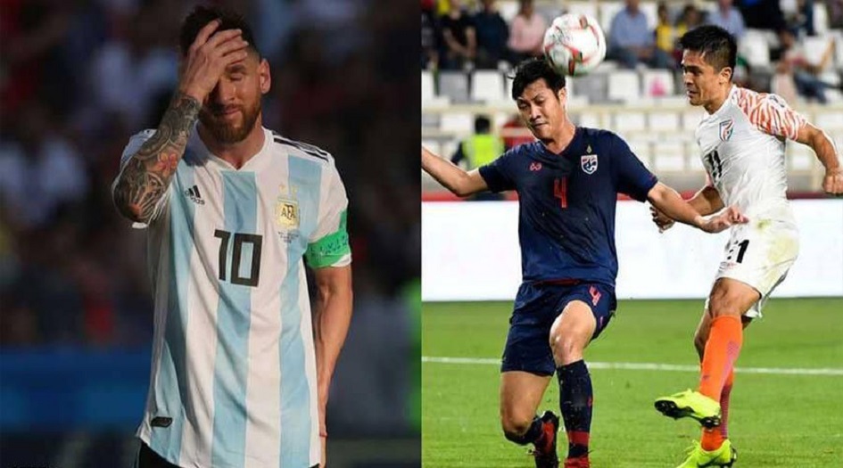  نجم منتخب الهند يتخطى ميسي.. لكنه يصطدم برونالدو! 