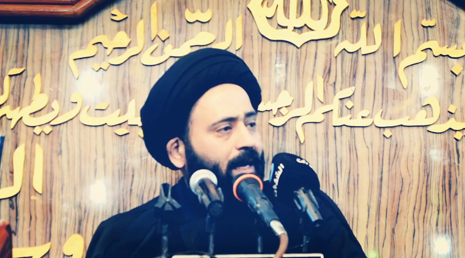 بالصور .. الطالقاني يحتج على غرق شوارع بغداد