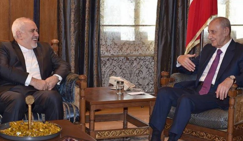 ظريف لبري: لدينا الاستعداد الدائم للتعاون مع لبنان