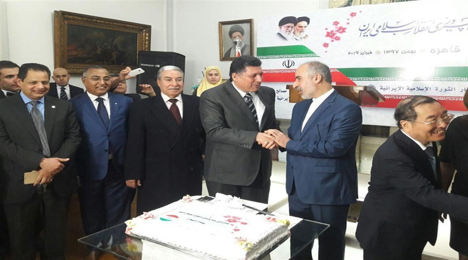 احتفالات القاهرة بذكرى انتصار الثورة الاسلامية الإيرانية