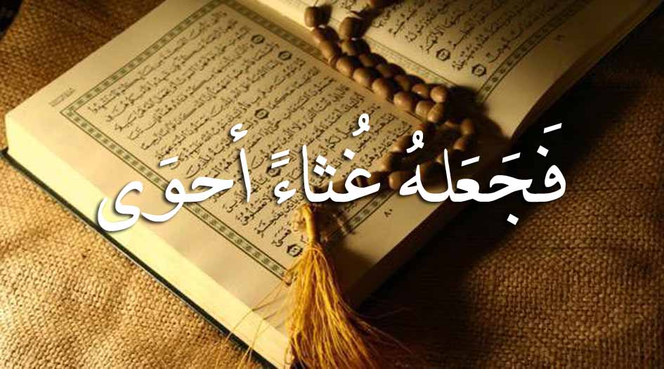 ما معنى الآية الكريمة «فجعله غثاءً أحوى»