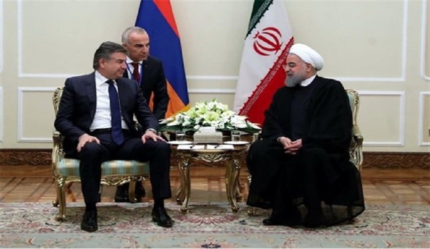 روحاني: إرادة إيران وأرمينيا ترتكز علي المصالح الوطنية للبلدين