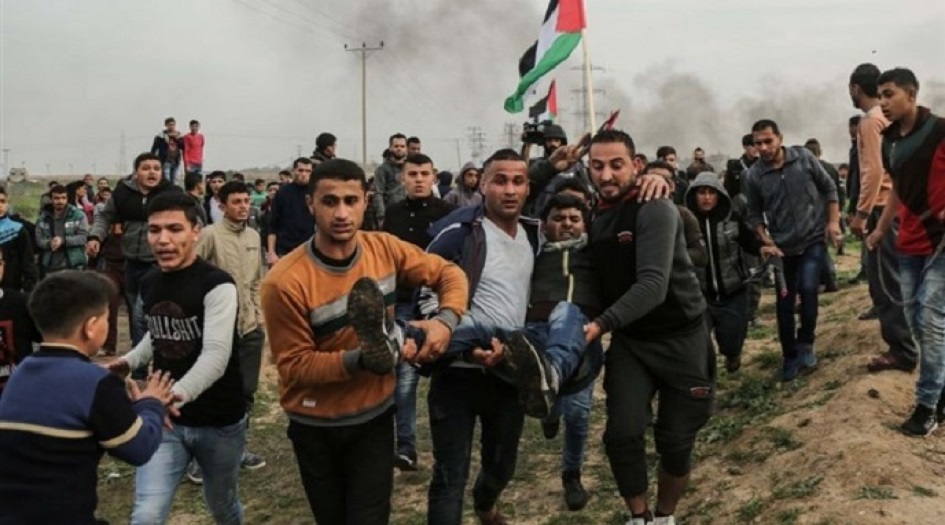 شهيد واصابات في قمع الاحتلال للمتظاهرين شرق قطاع غزة