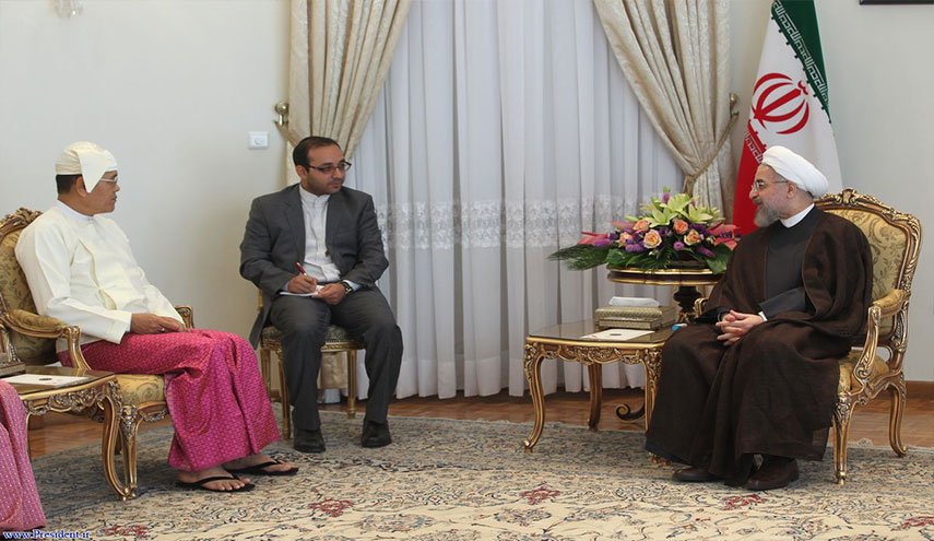 الرئيس روحاني يدعو الي العودة السريعة والآمنة لمسلمي الروهينغيا النازحين