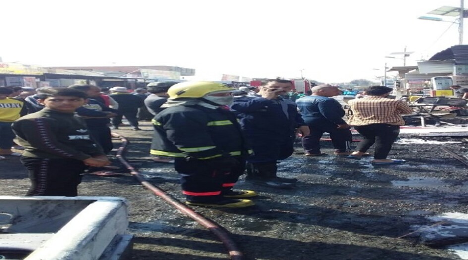 الداخلية العراقية تصدر بيانا بشان حريق الشعلة