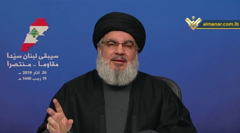 السيد نصر الله: إعلان ترامب بشأن الجولان المحتل هو استهانة بالعالمين العربي والإسلامي