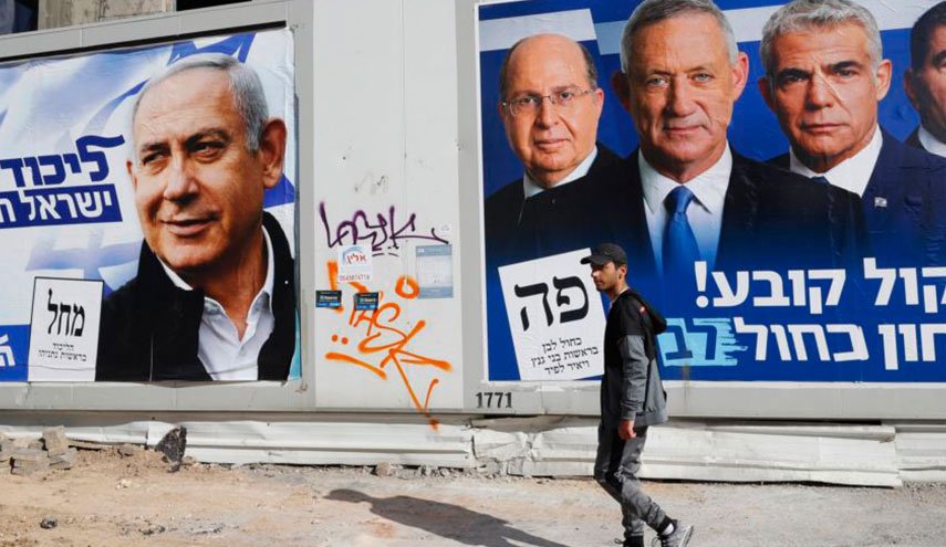 انتخابات كيان الاحتلال.. كل من نتنياهو وغانتس يعلن فوزه