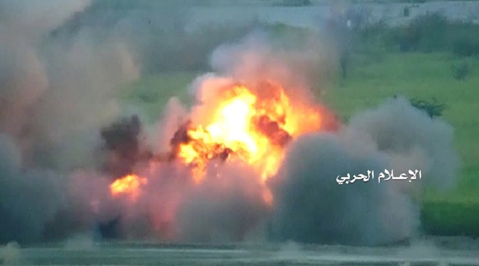 "زلزال1" اليمني يدك جبل النار ويحرق المرتزقة