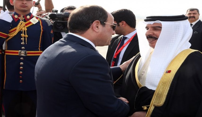 شاه بحرين به ديدار رئيس‌جمهور مصر رفت