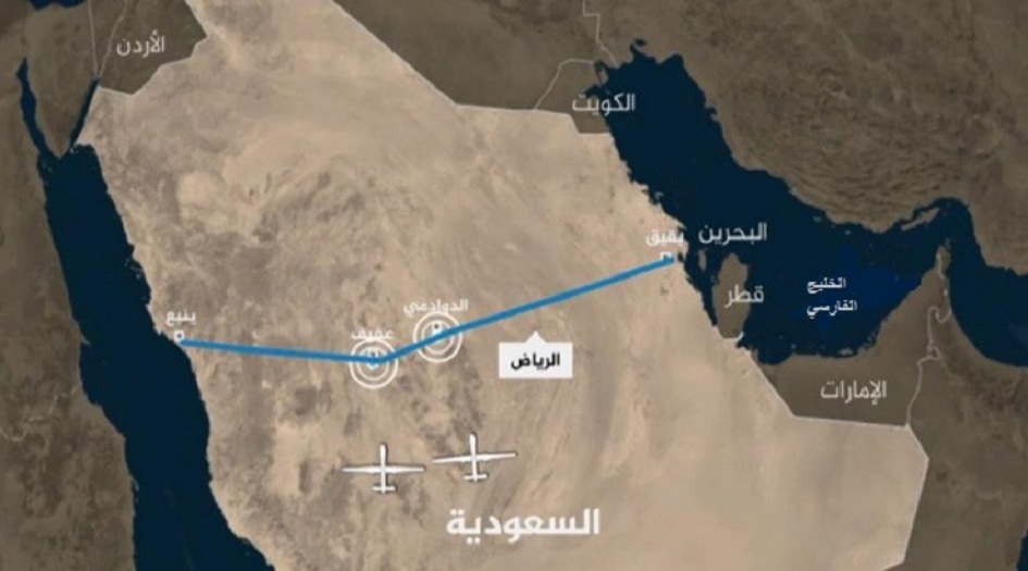 صور خاصة تظهر الأضرار في أنبوب النفط السعودي