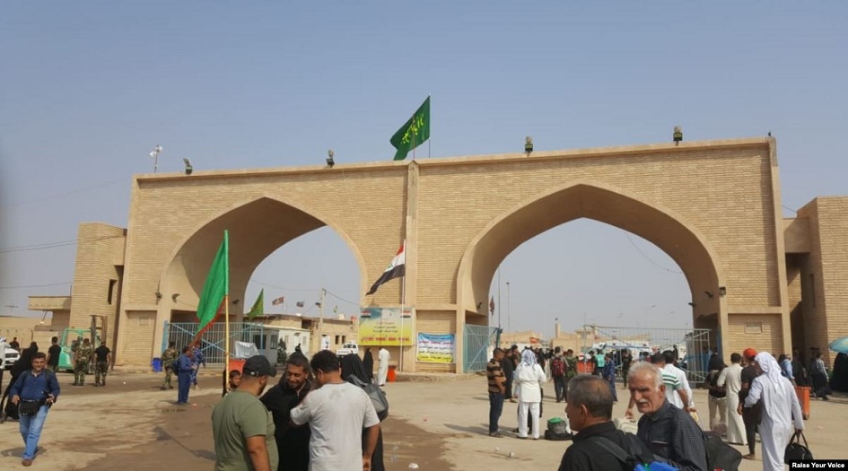 منفذ الشيب العراقي يستأنف الحركة التجارية مع ايران