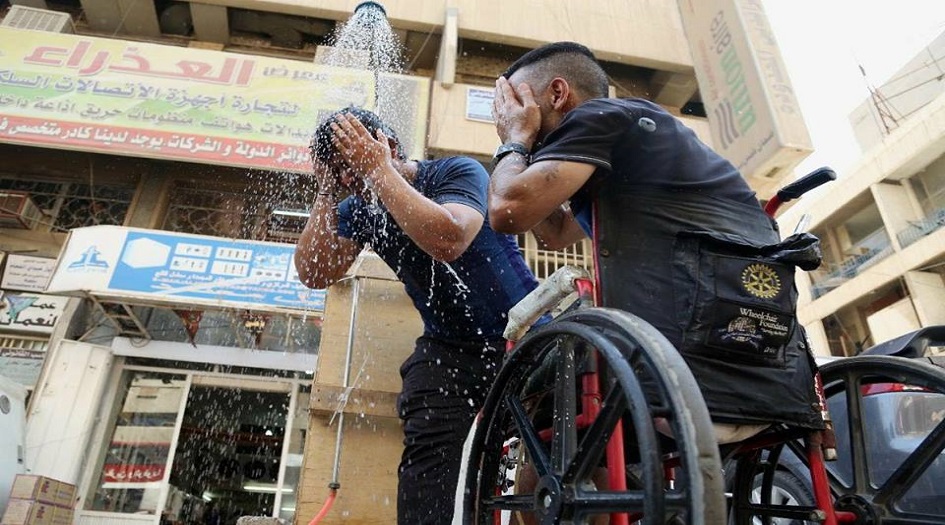 موجة حر تضرب العراق الاسبوع المقبل والحرارة تصل الى الـ50 ْ
