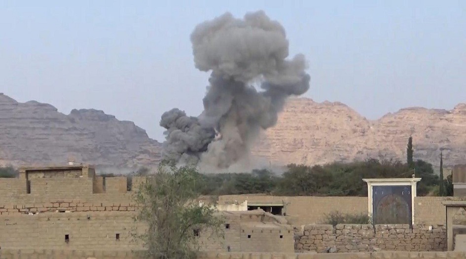 طيران العدوان السعودي يرتكب مجزرة في حجة ويوقع شهداء من الاطفال والنساء