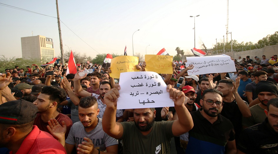 تظاهرات في البصرة لدق أخر جرس انذار للحكومة