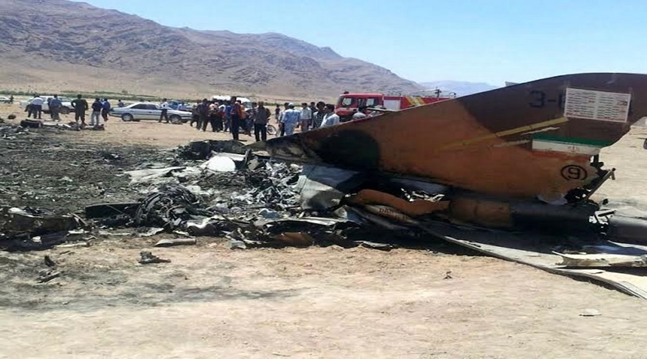 تحطم طائرة حربية جنوبي ايران جراء عطل فني