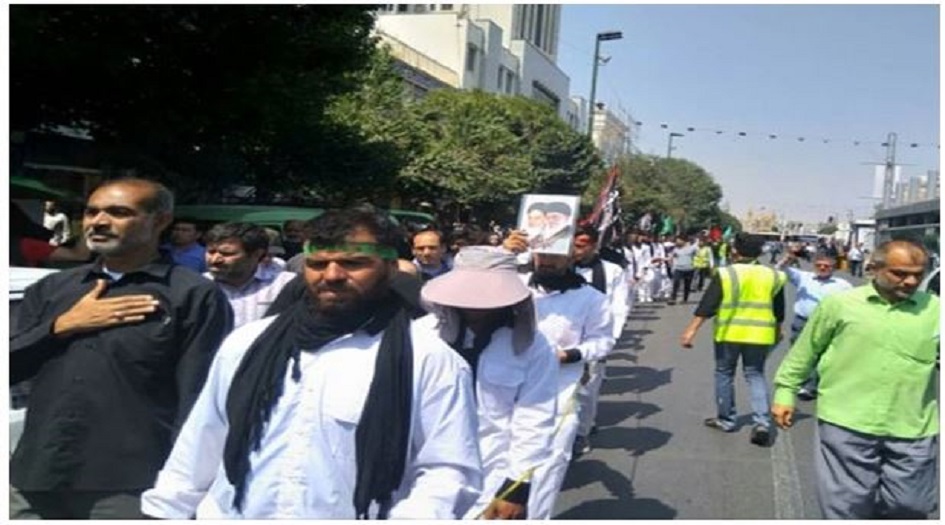 إنطلاق موكب من مشهد الرضا (ع) الى كربلاء الحسين (ع) سيراً على الأقدام